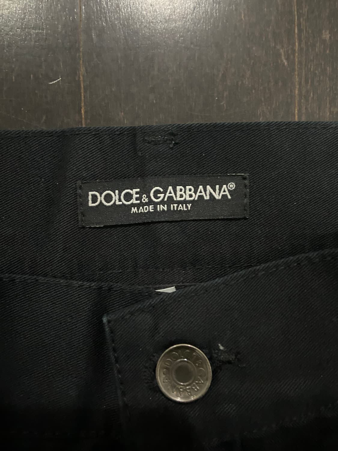 돌체앤가바나 테이핑 블랙진 상품이미지3