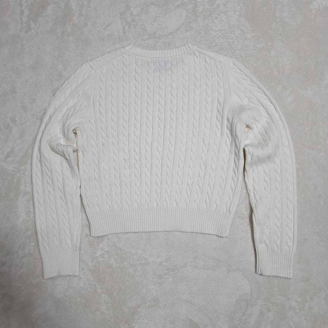 (L)여성 제너럴아이디어 케이블 니트  상품이미지3