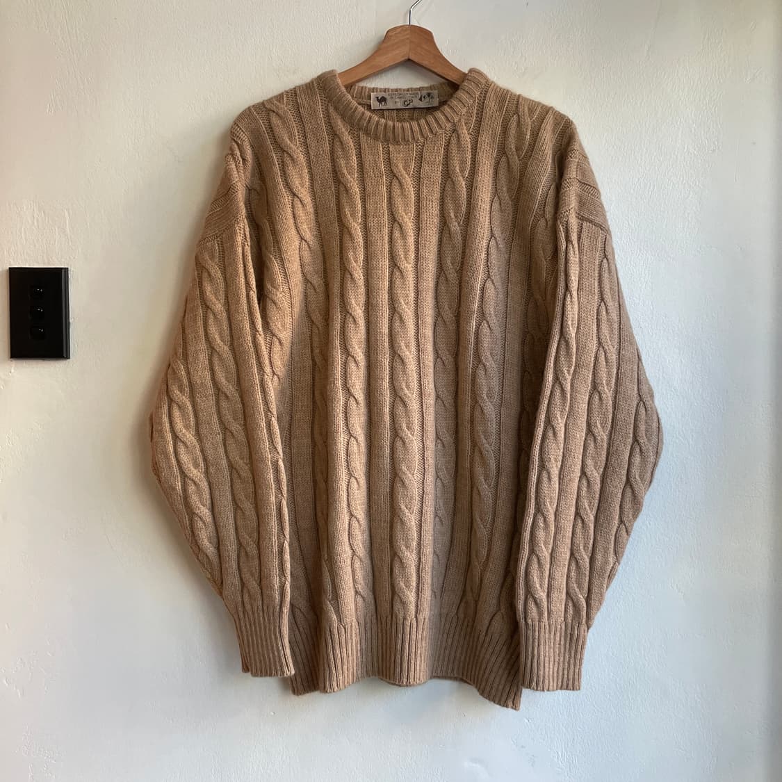Camel Hair Cable Knit 상품이미지3