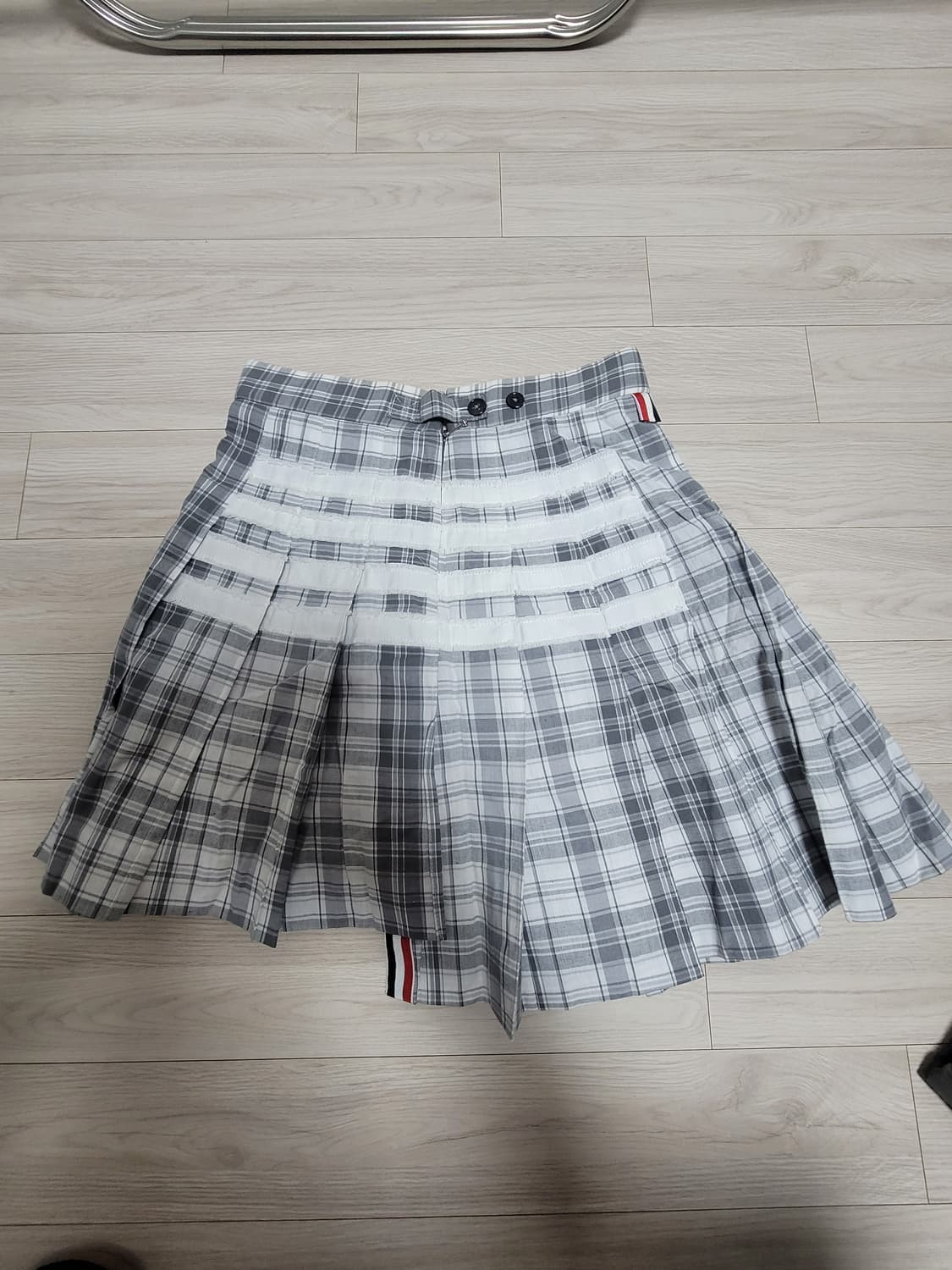 (급매)톰브라운 플리츠 체크 스커트 1번시착 (정품) 상품이미지1