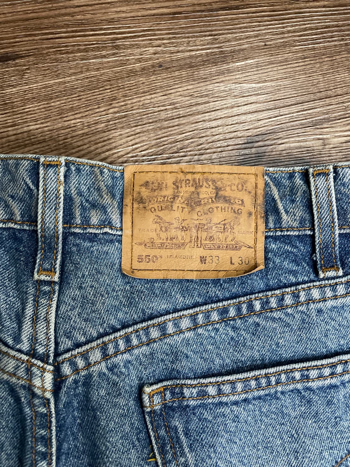 90s 리바이스 550 콜롬비아 릴렉시드 데님 팬츠 상품이미지9