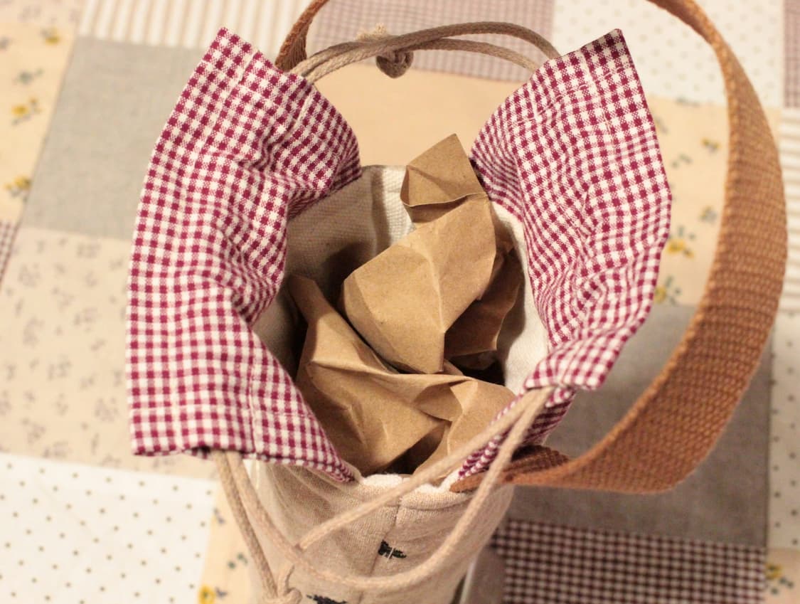 핸드메이드 누빔 물병 파우치 상품이미지6