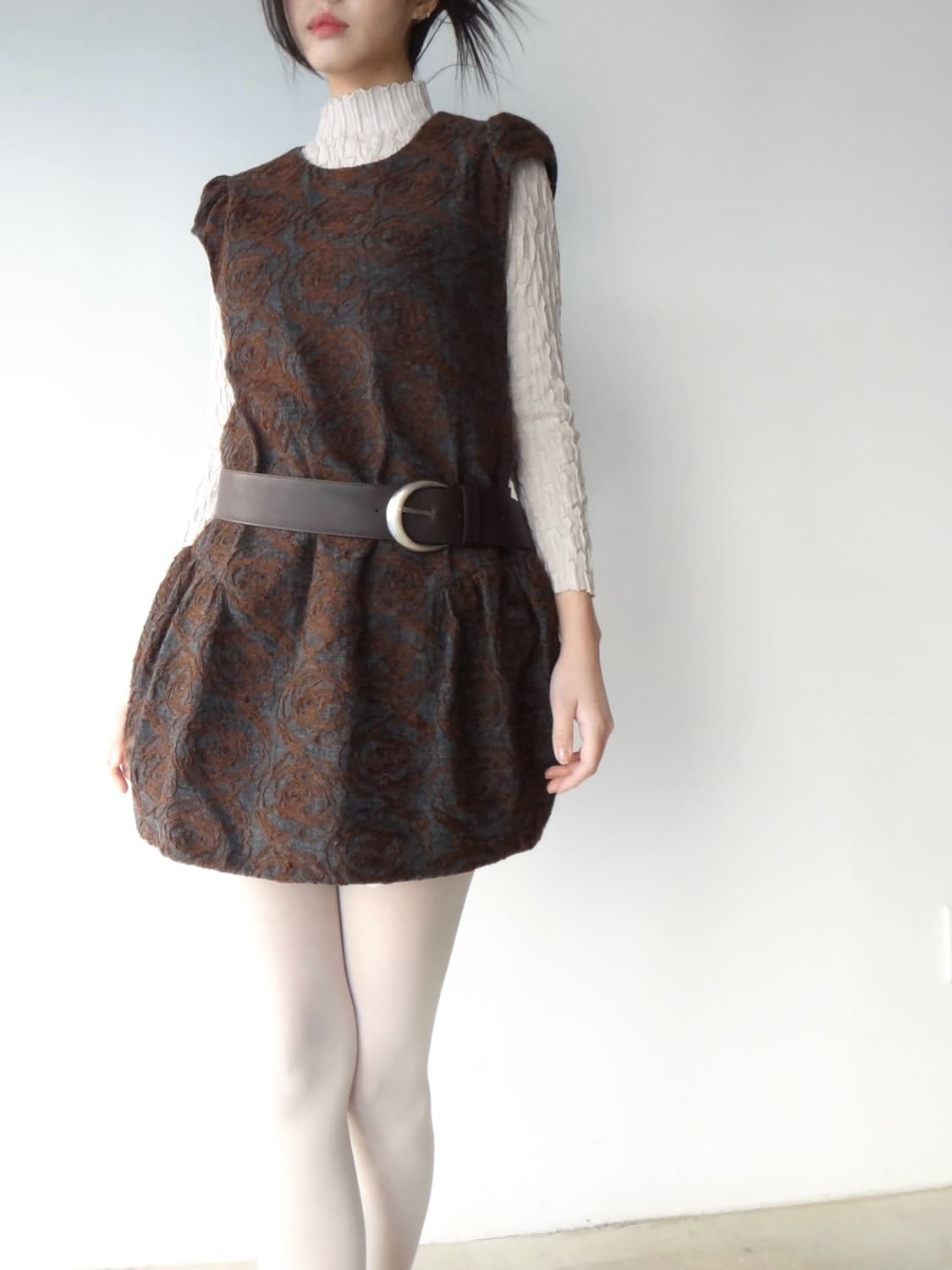 O'2nd jaquard mini puff ops  상품이미지5