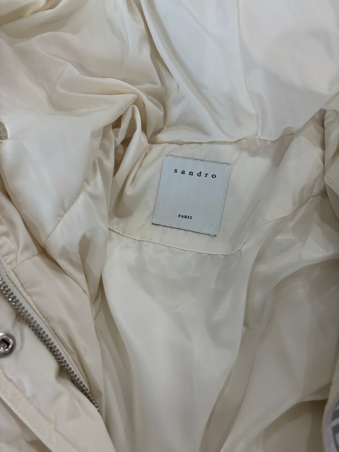 산드로 아이보리 패딩 상품이미지2