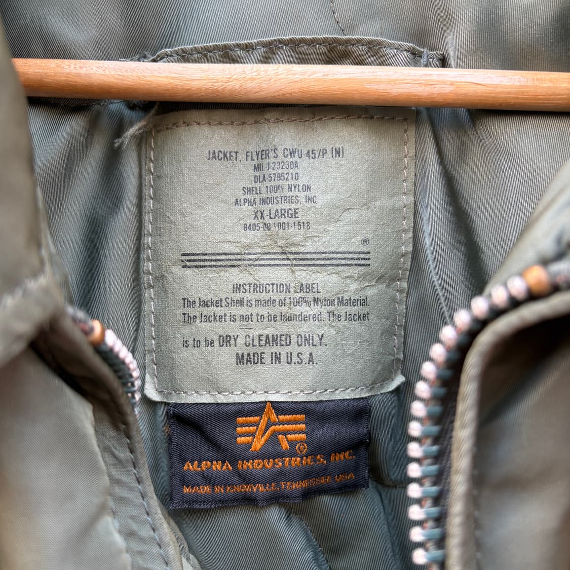 Alpha 90s 알파 made in usa CWU-45P 자켓 상품이미지8