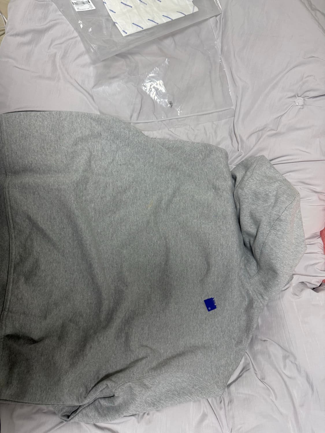 (새상품)아더에러 시그니피컨트 TRS/BL 태그 후드 집업 02 그레이L 상품이미지4