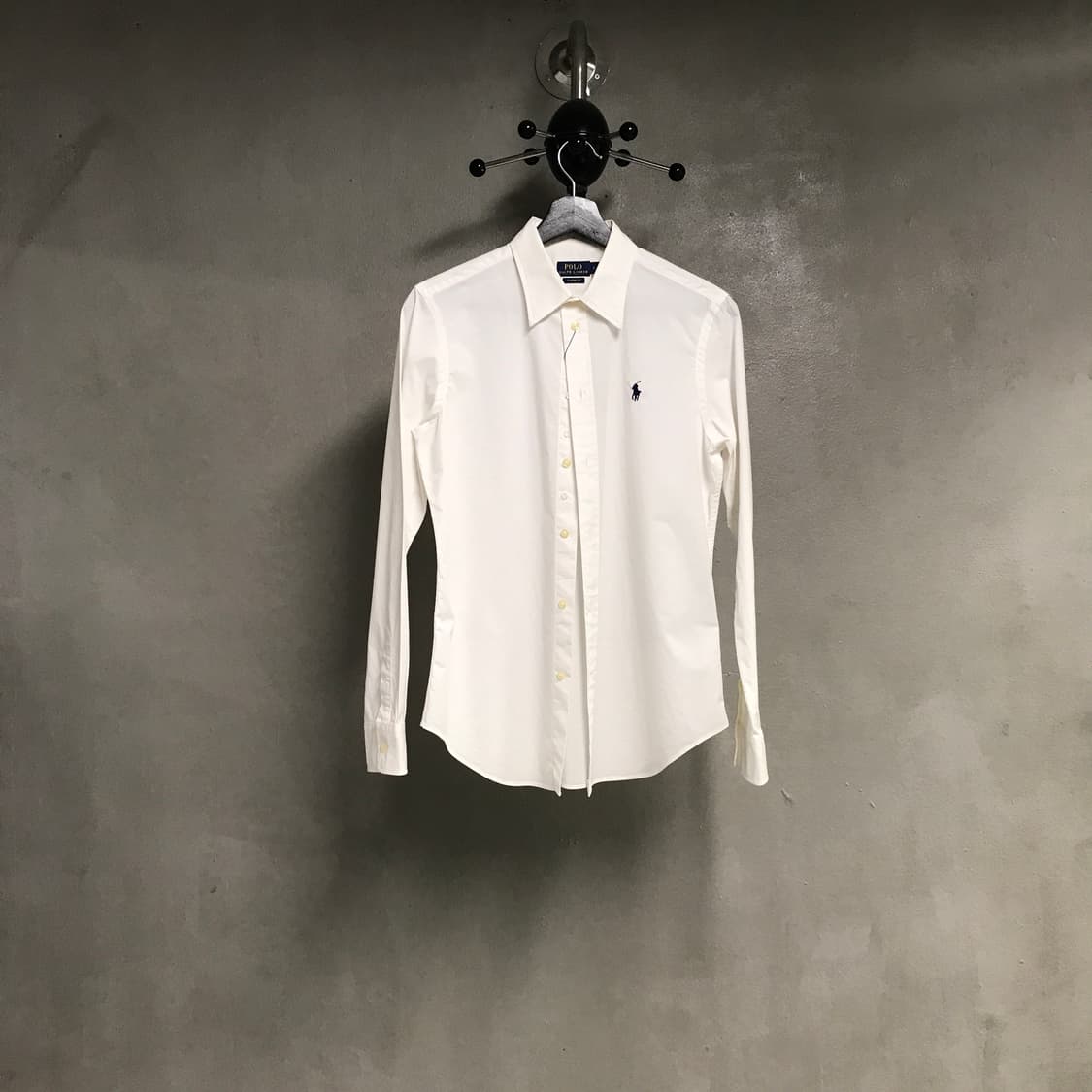 폴로 랄프로렌 QR 화이트 셔츠 6(W) 상품이미지1