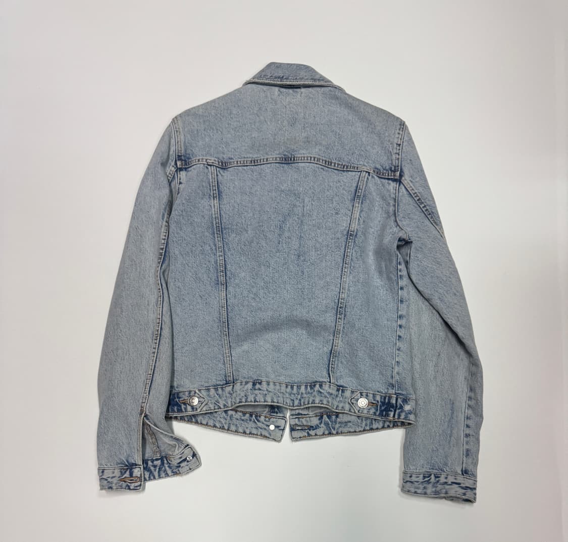 여성 자라 ZARA 연청 크롭 데님자켓 상품이미지2