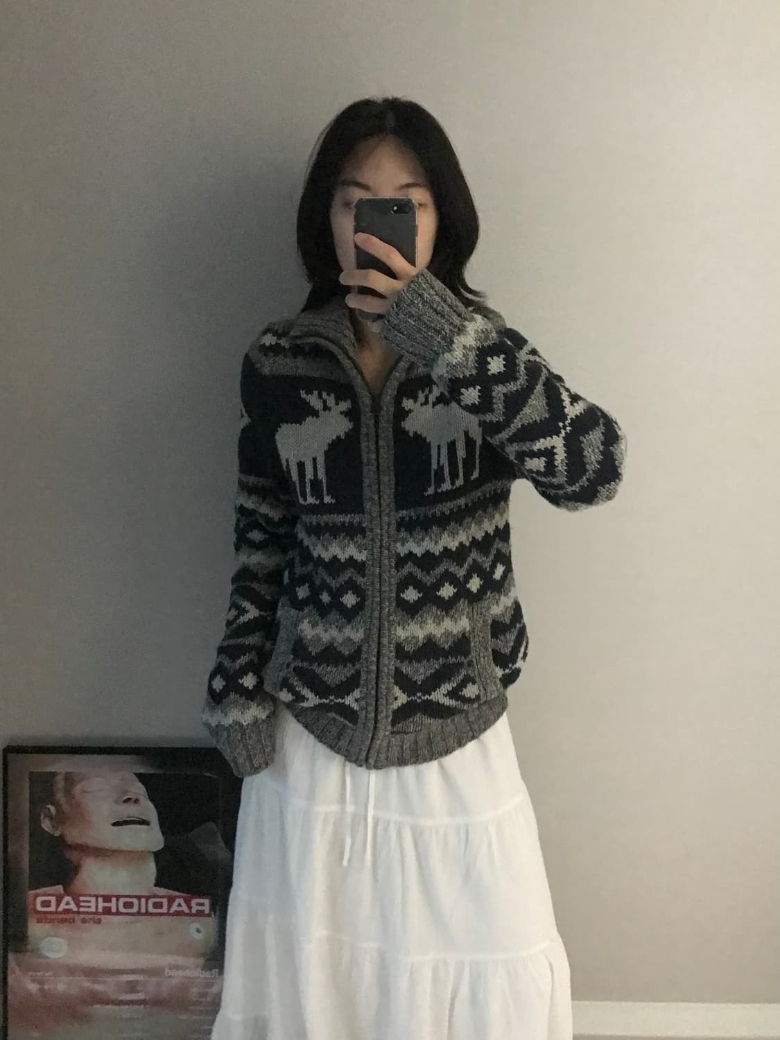 아베크롬비 노르딕 헤비 니트 집업  상품이미지1