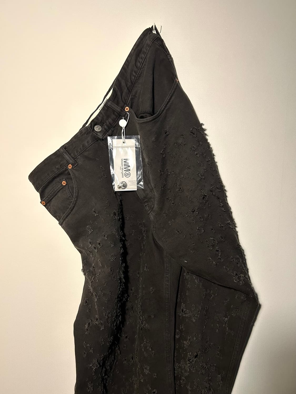 [32] MM6 마르지엘라 디스트로이드 데님 팬츠 상품이미지1