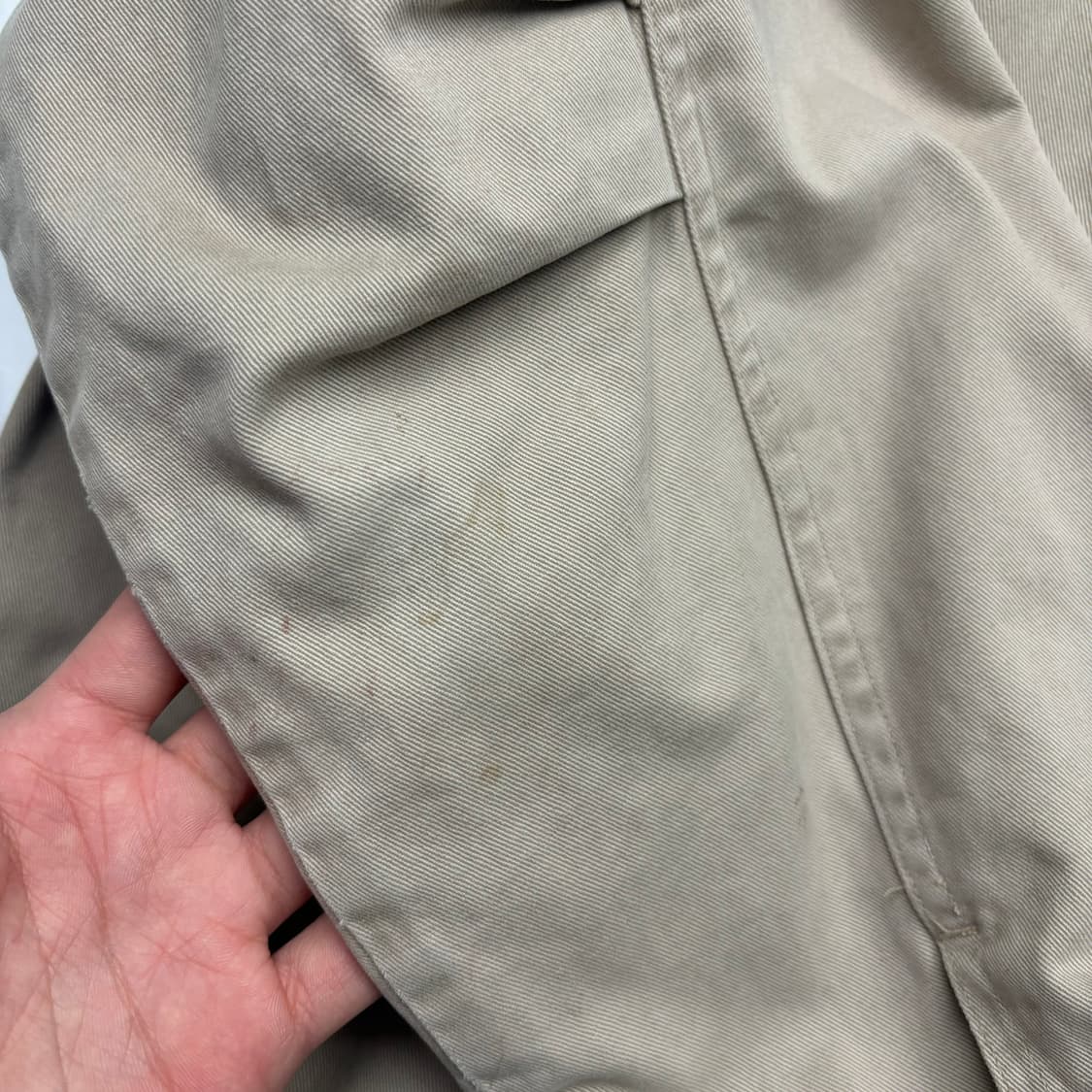 90s Lee 빈티지 베이지 블루종 자켓 M 상품이미지9