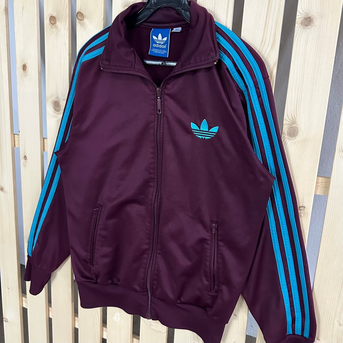 (M) 아디다스 파이어버드 버건디 민트 져지 트랙탑 상품이미지2