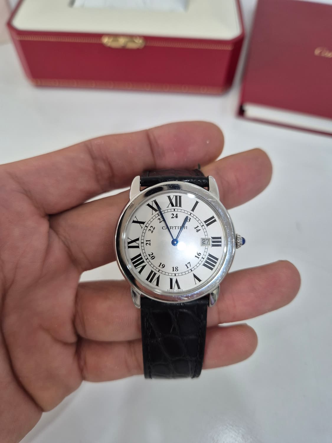 까르띠에 롱드솔로 36mm 쿼츠  상품이미지2