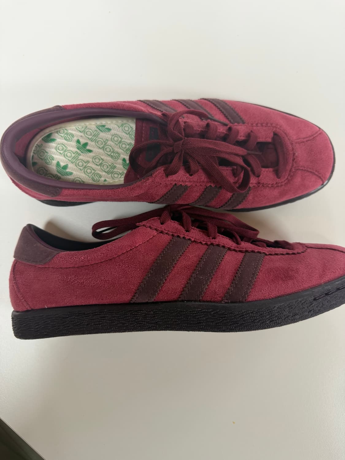 아디다스 토바코 그루엔 컬리지에이트 버건디(245사이즈) 상품이미지3