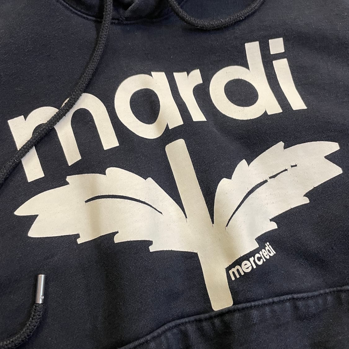 마르디 메크르디 블랙 후드티 상품이미지3