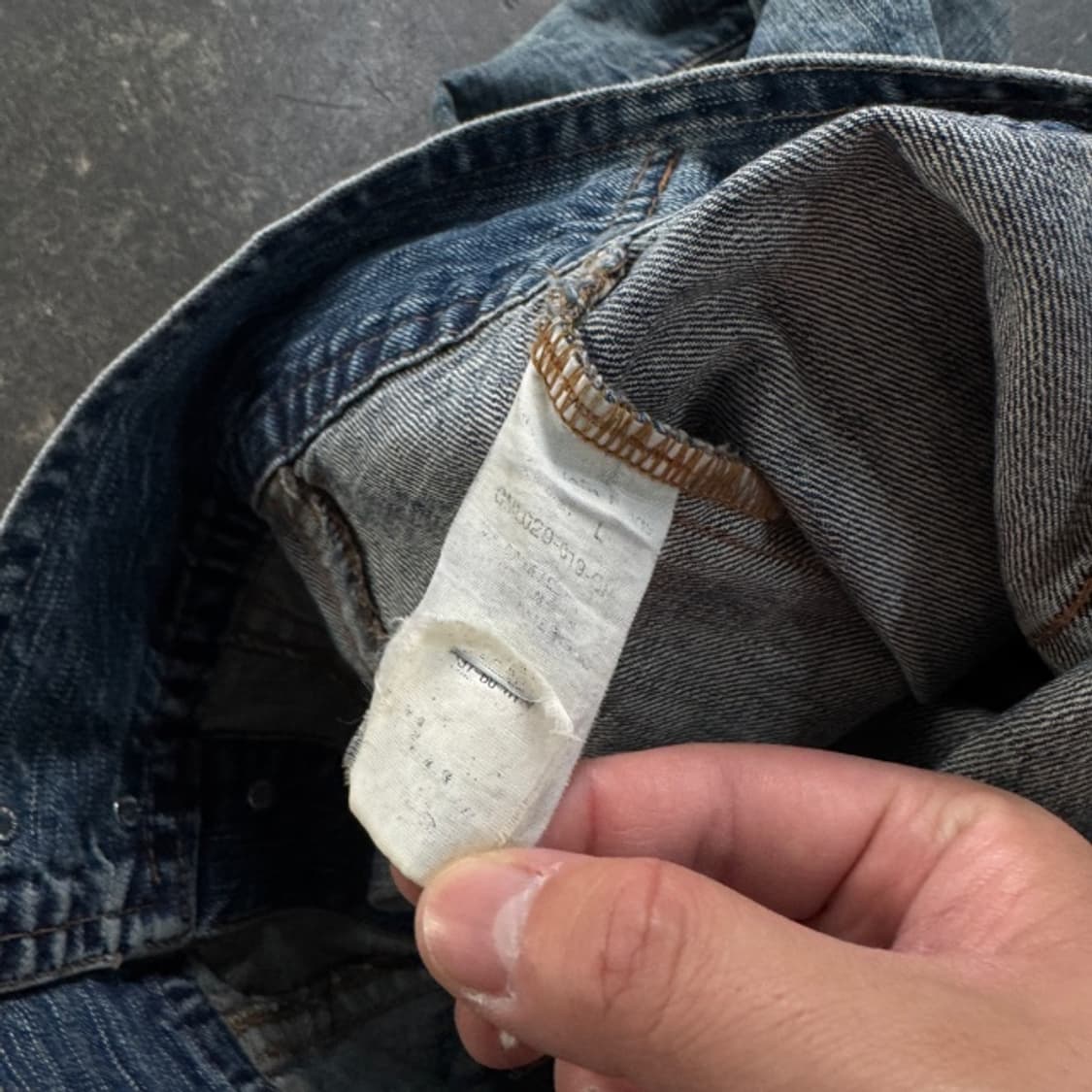 100 켈빈클라인 데님자켓 상품이미지4