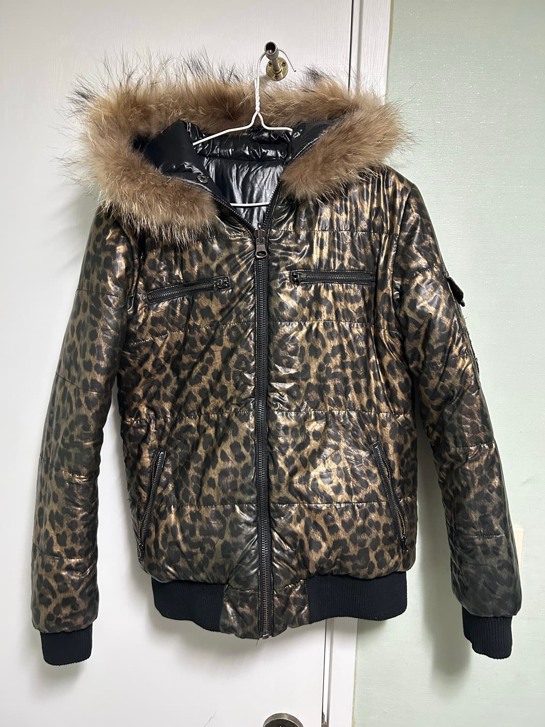 Midas reversible fur puffer jacket 상품이미지2