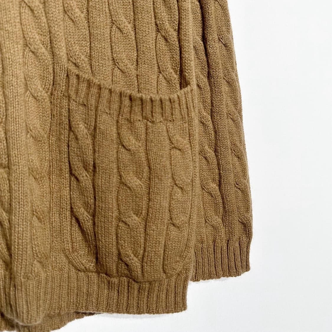 막스마라 앙고라 블렌드 케이블 카라 니트 가디건 상품이미지5