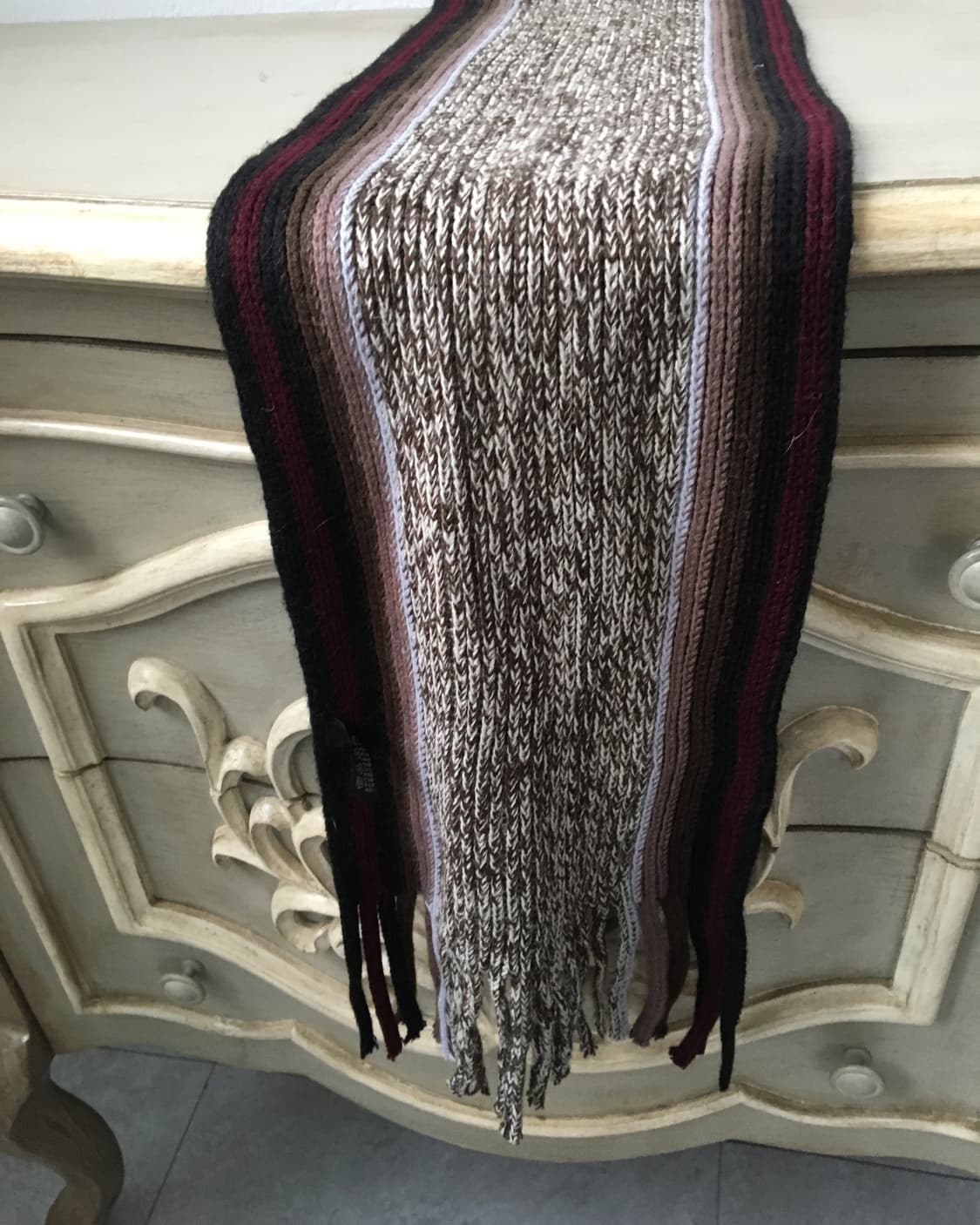  color mixed knit muffler 상품이미지2