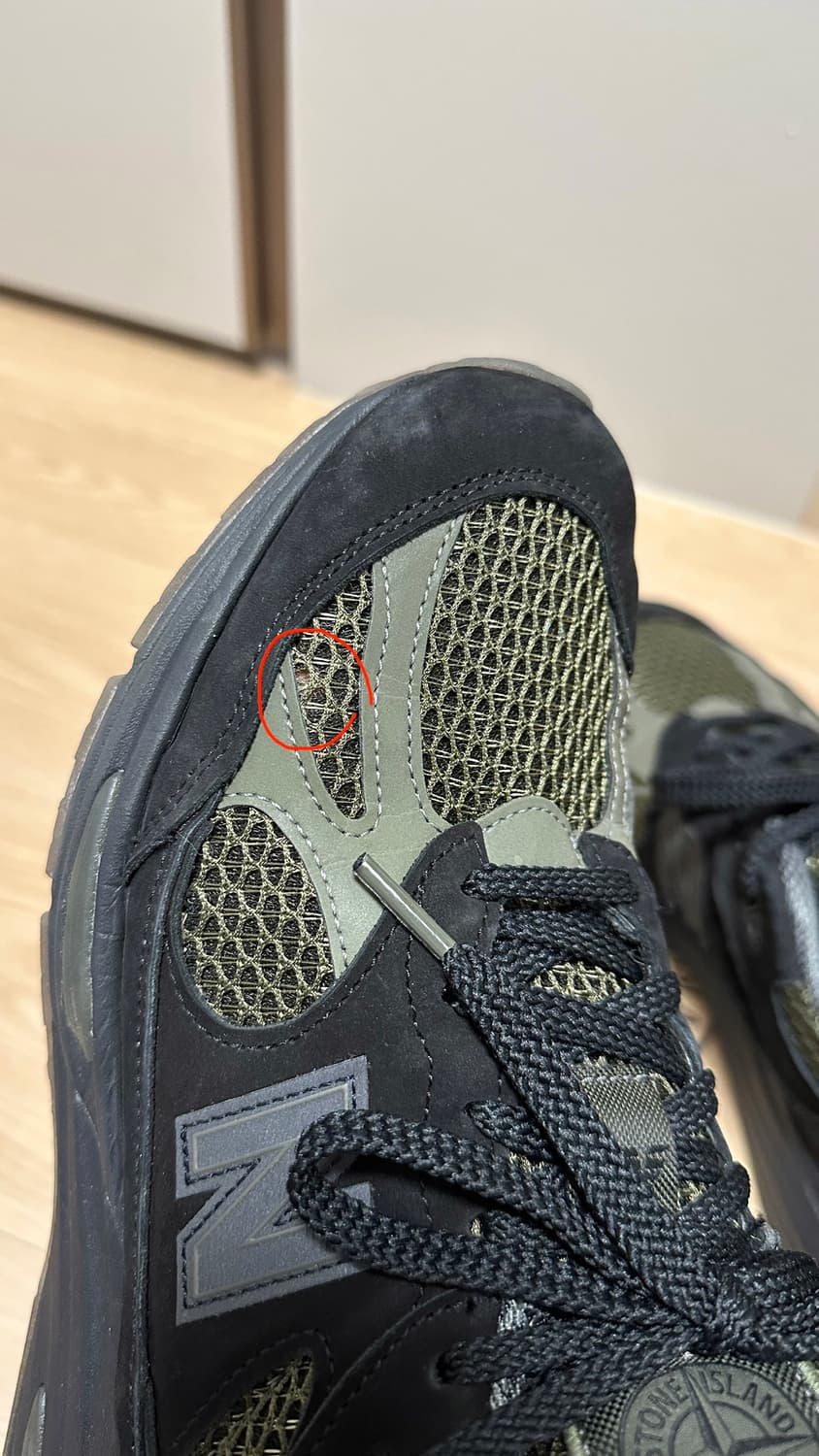 [275] 뉴발란스 x 스톤아일랜드 991v2 블랙 올리브 나이트 상품이미지9