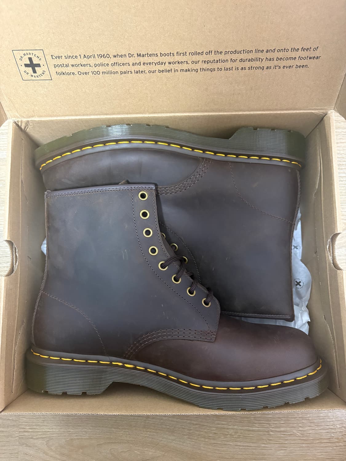 (새상품) 닥터마틴 1460 다크 브라운 290 상품이미지4