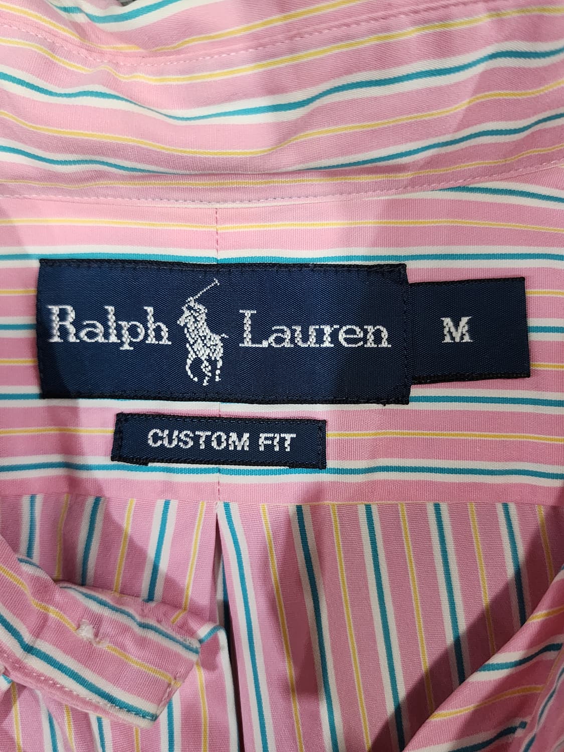 폴로 랄프로렌 커스텀핏 스트라이프 셔츠 M 상품이미지5