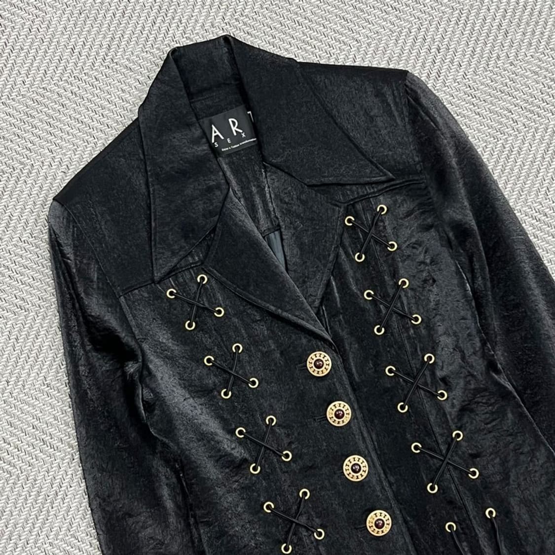 펑크 고딕 아일렛 맥시 원피스 v0930 상품이미지3