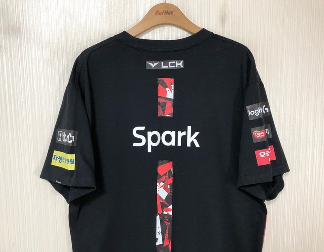 커버낫 KT롤스터 2024시즌 하반기유니폼/티셔츠 XL Spark 상품이미지9
