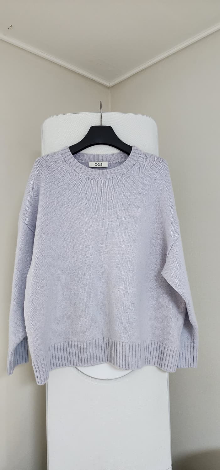 코스 울 100니트 xs 라벤더 색상 상품이미지2