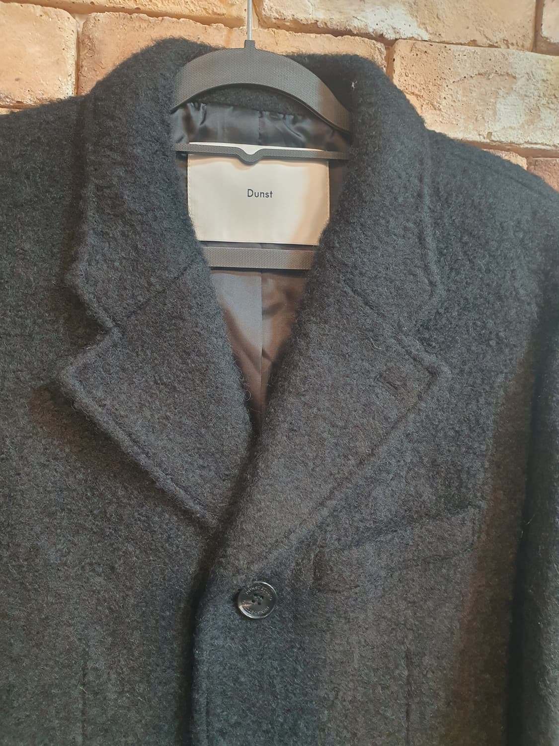 상태최상)Dunst 블랙 부클 울 코트 S 상품이미지4
