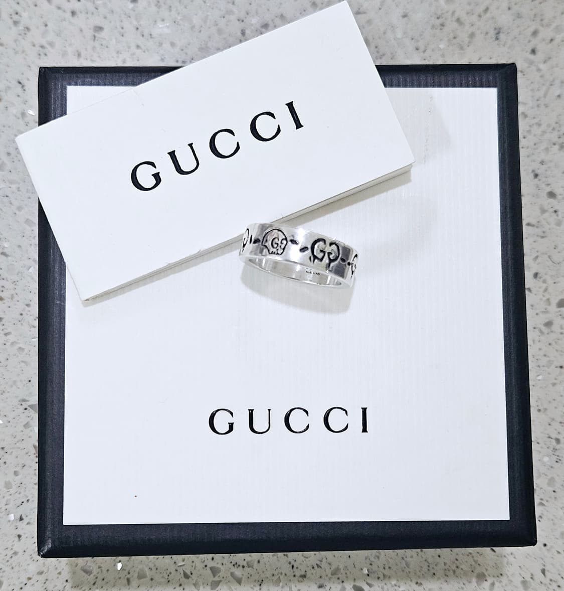 구찌 고스트링 정품 [8호] [실측7.5호] [풀구성] 상품이미지3