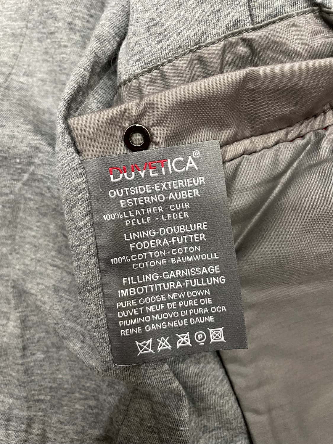 듀베티카 Duvetica 이태리 양가죽 퀼팅 다운 자켓 네이비 48 상품이미지9