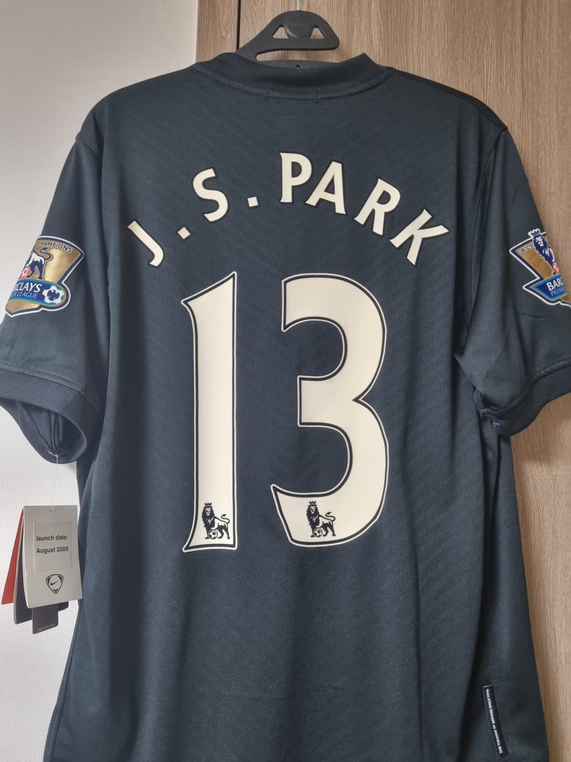 09-10 맨유 어웨이 박지성 유니폼 상품이미지2