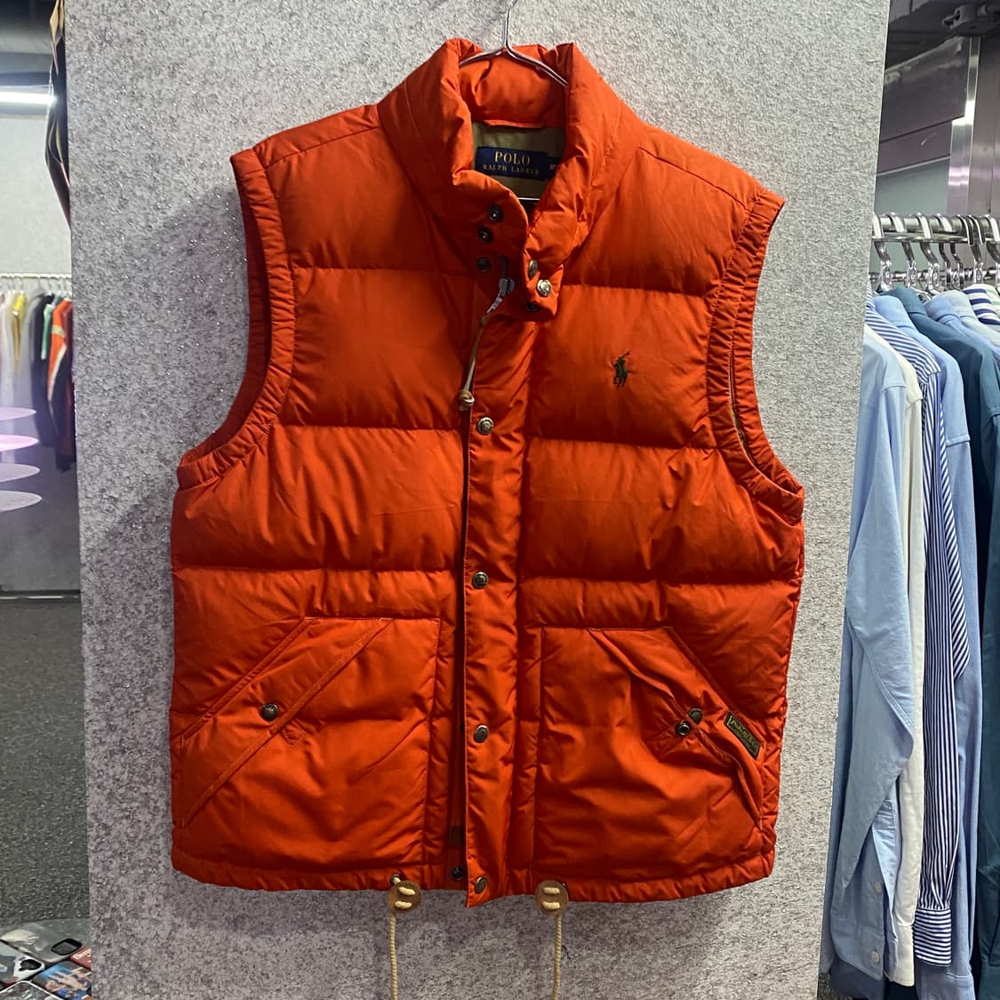 폴로 랄프로렌 오렌지 패딩 베스트 B3175 상품이미지2