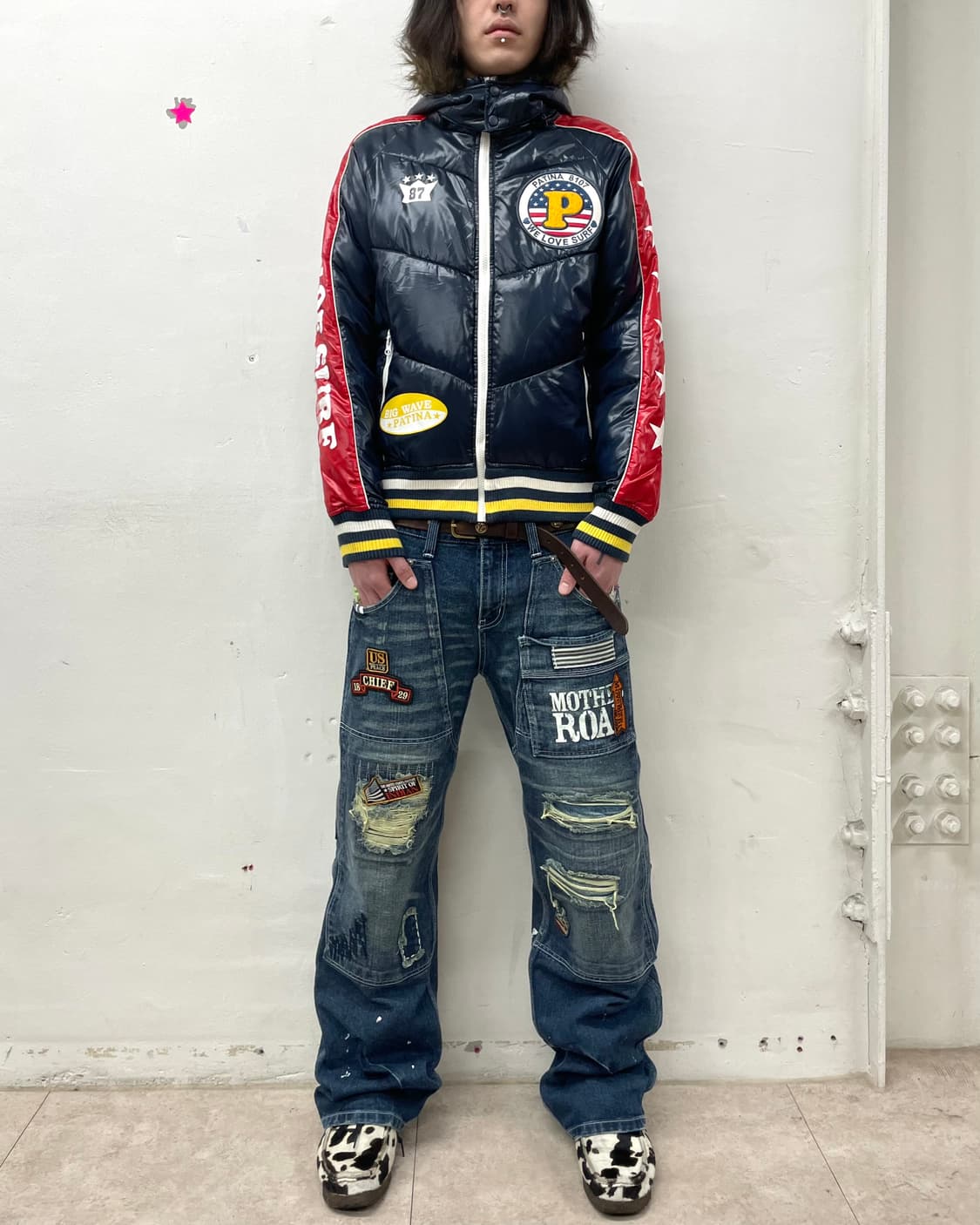 Retro Glossy Star Padding  상품이미지6