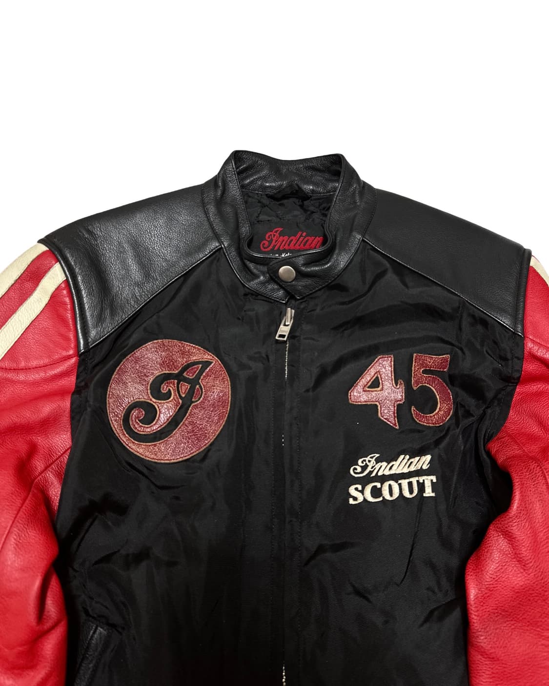 인디언 모터사이클 레더 레이싱 자켓 상품이미지4