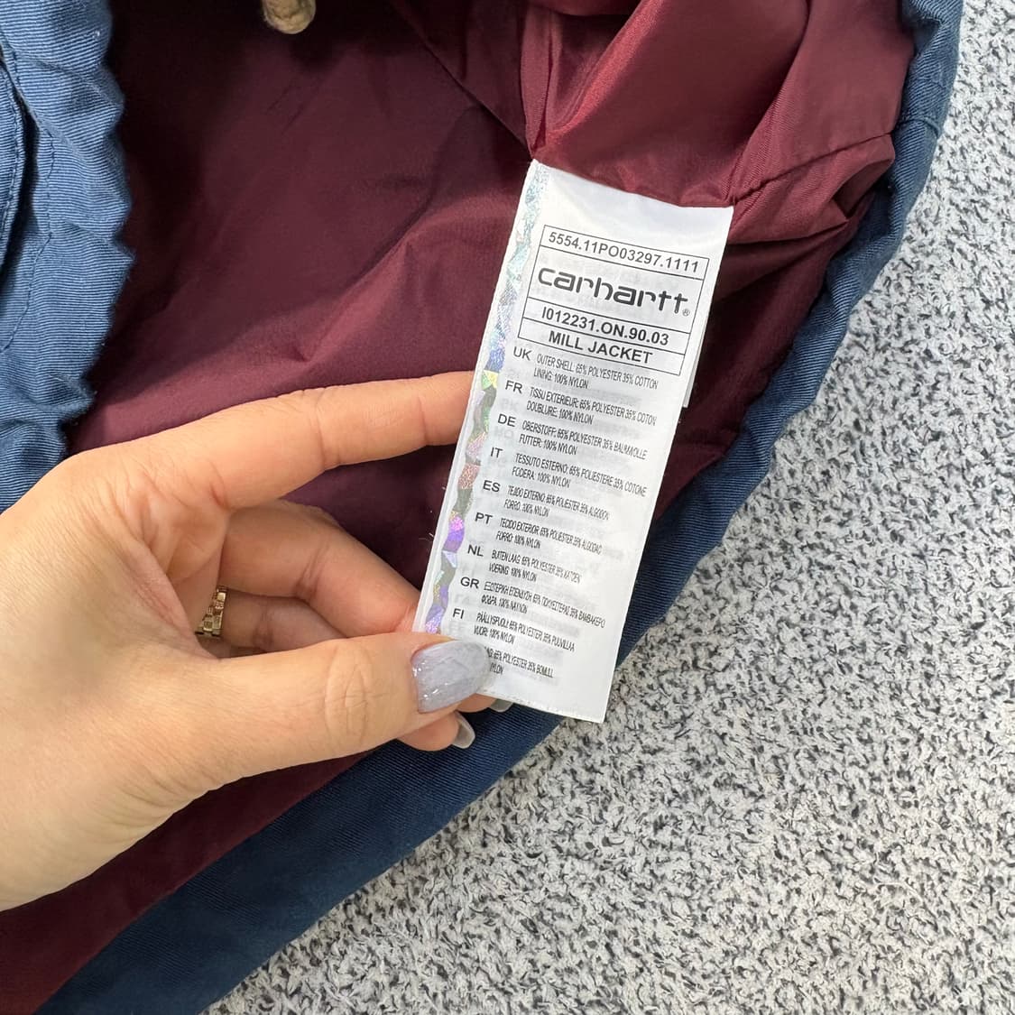 M 칼하트 후드 바람막이 자켓 0305J 상품이미지5