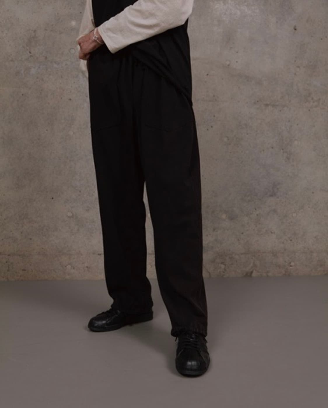 본로우 페이드 코튼 저지 팬츠 2사이즈 새상품 상품이미지1