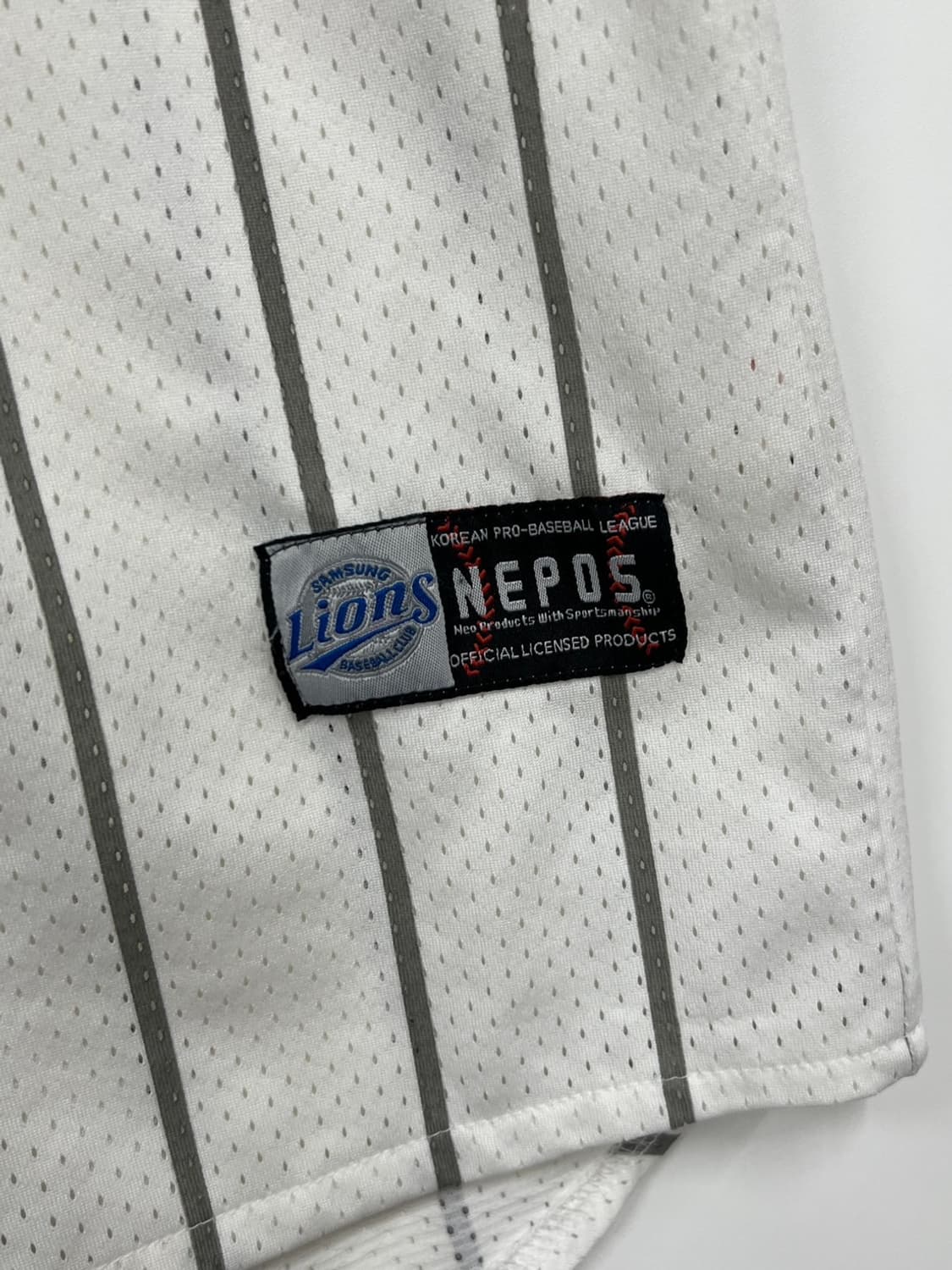 삼성 라이온즈 왕조 친필 싸인 이승엽 마킹 홈 유니폼 반팔 상품이미지4