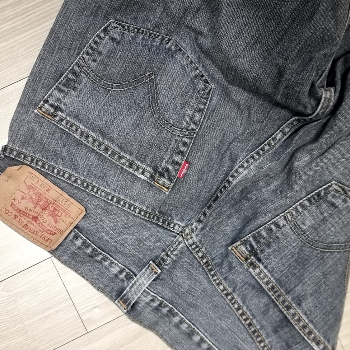 빈티지 리바이스 501  블랙진(33) 상품이미지4