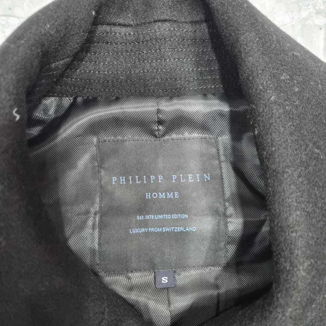 PHILIPP PLEIN 필립플레인 스컬 울 더블 코트 100 상품이미지3