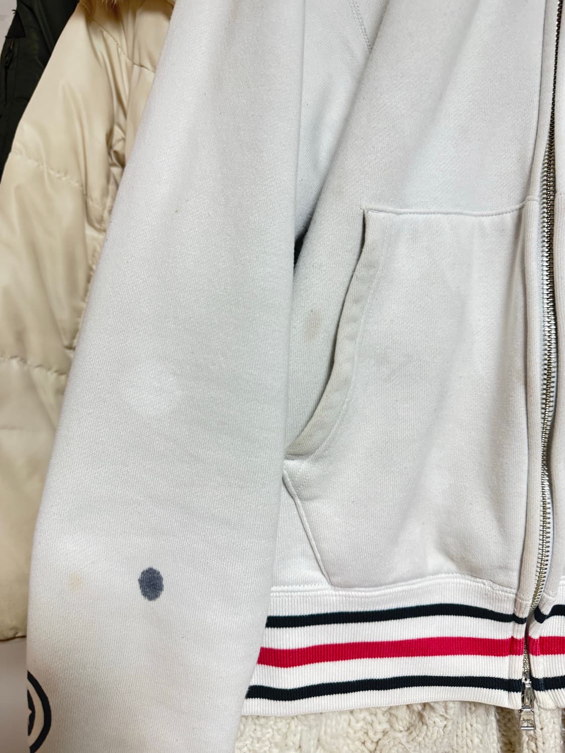 베이프 후드집업 (화이트) 상품이미지4