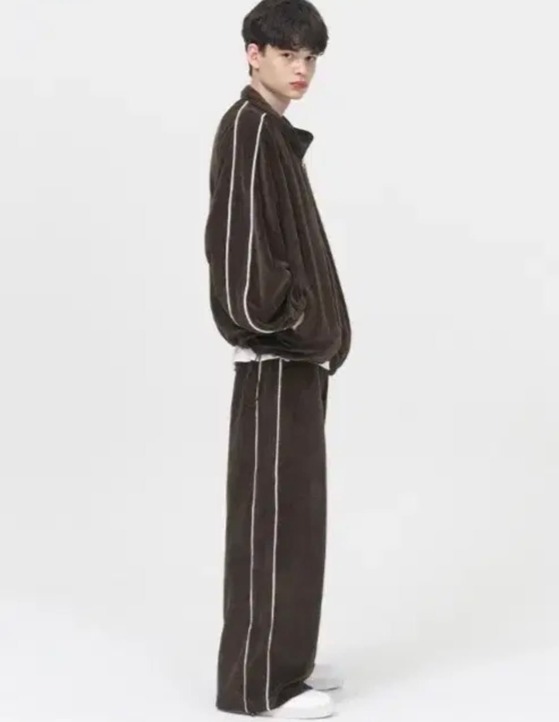 토피 벨벳 집업져지 상품이미지3