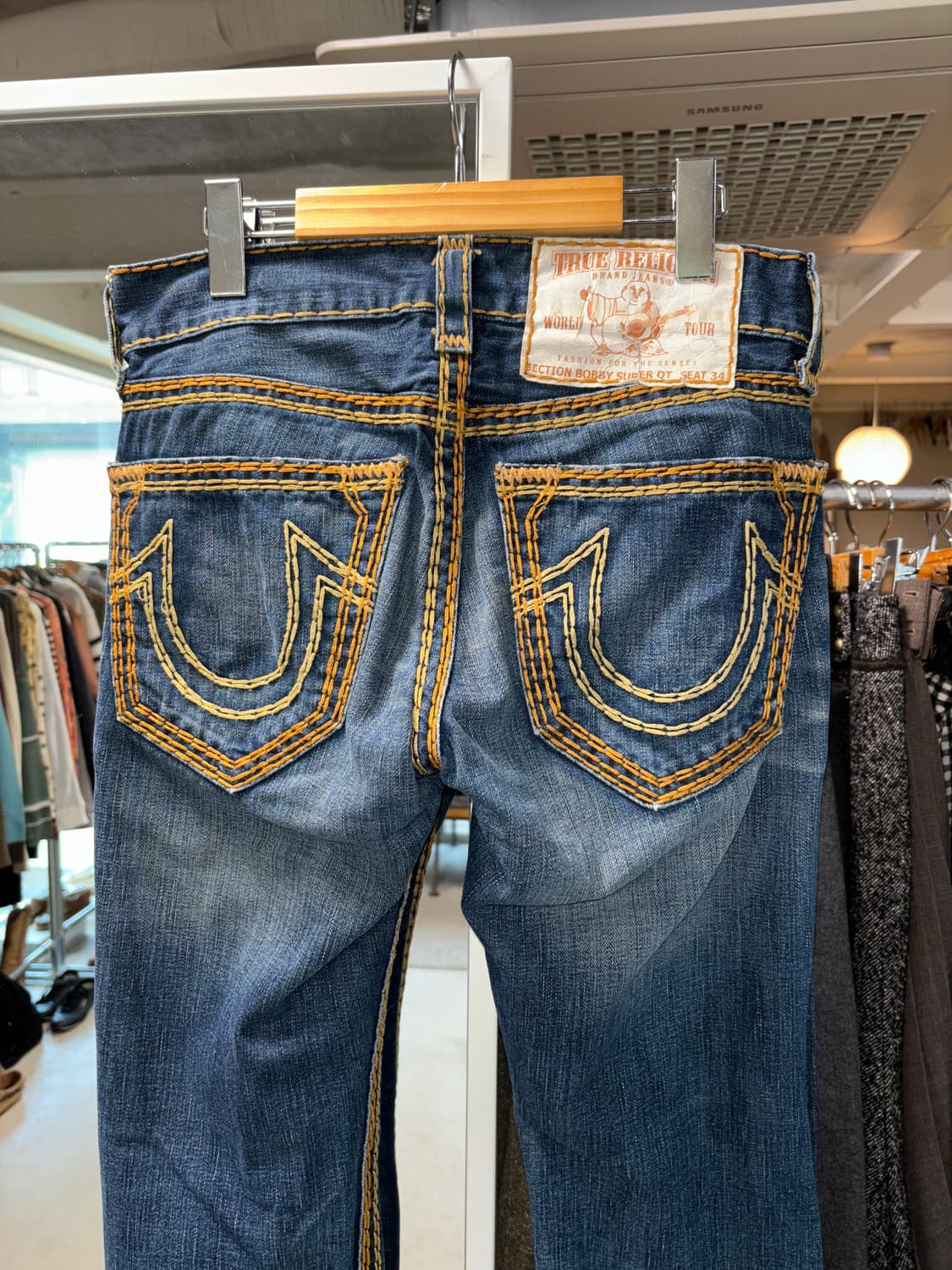 트루릴리전 스트레이트 로우라이즈 데님팬츠 상품이미지6