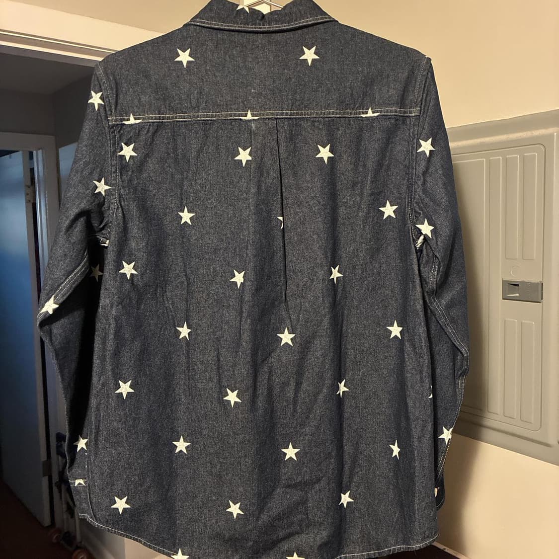 10s 스투시 스타 프린트 데드스탁 데님 셔츠  상품이미지2