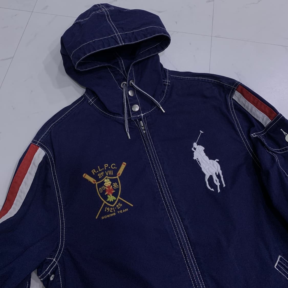 폴로 빅포니 레이싱 코튼후드자켓 상품이미지5