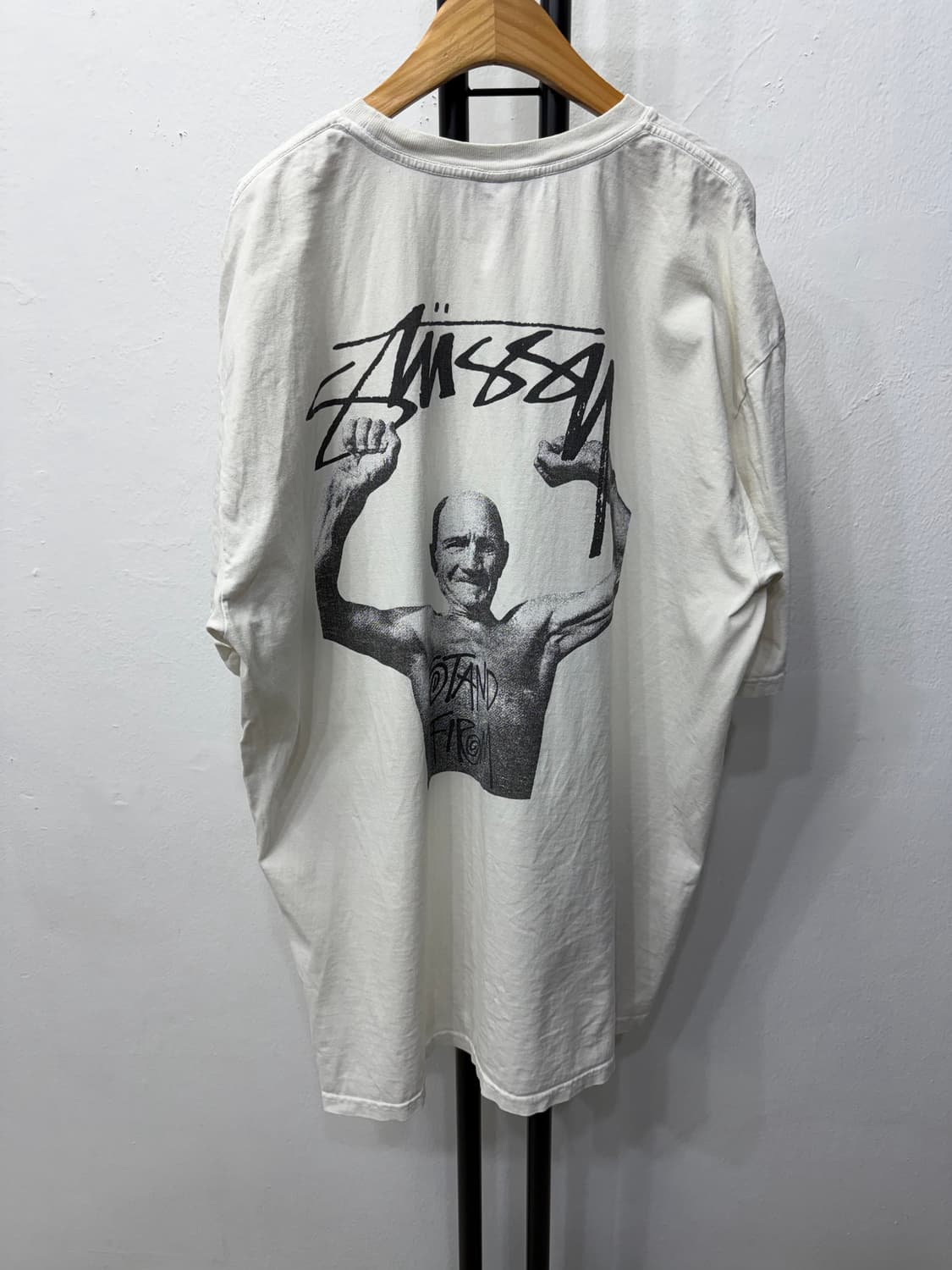 정품) 스투시 마틴 로즈 오버사이즈 반팔티 XL 상품이미지4