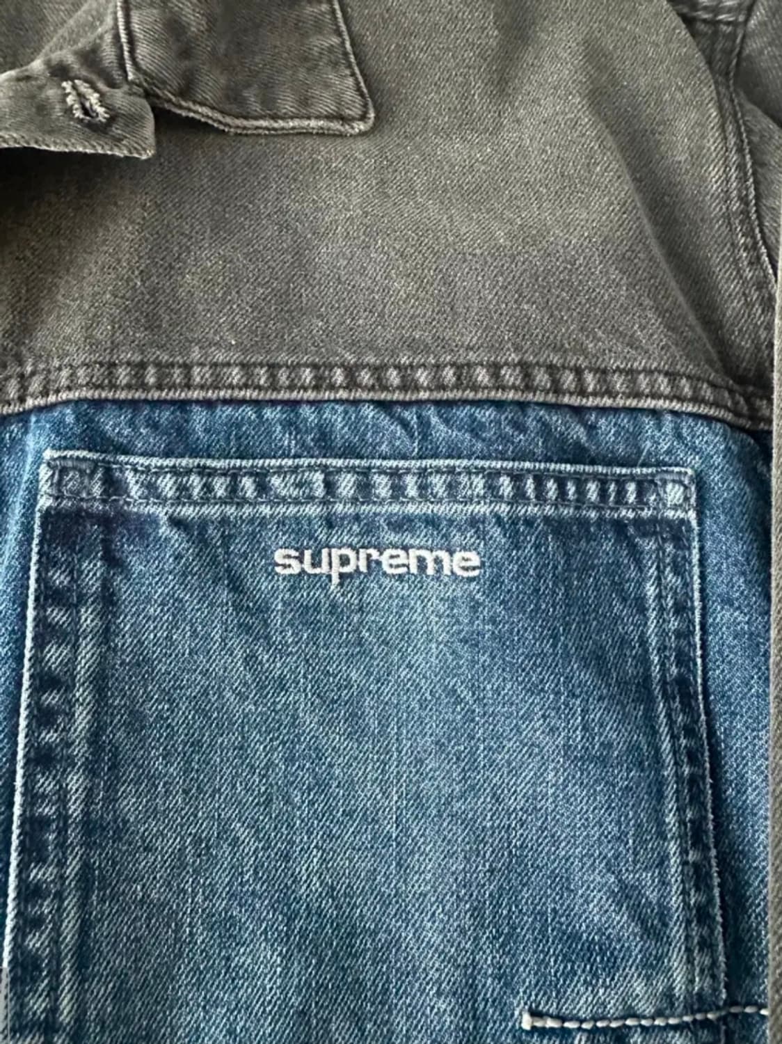 [M] 슈프림 투톤 데님자켓 상품이미지2