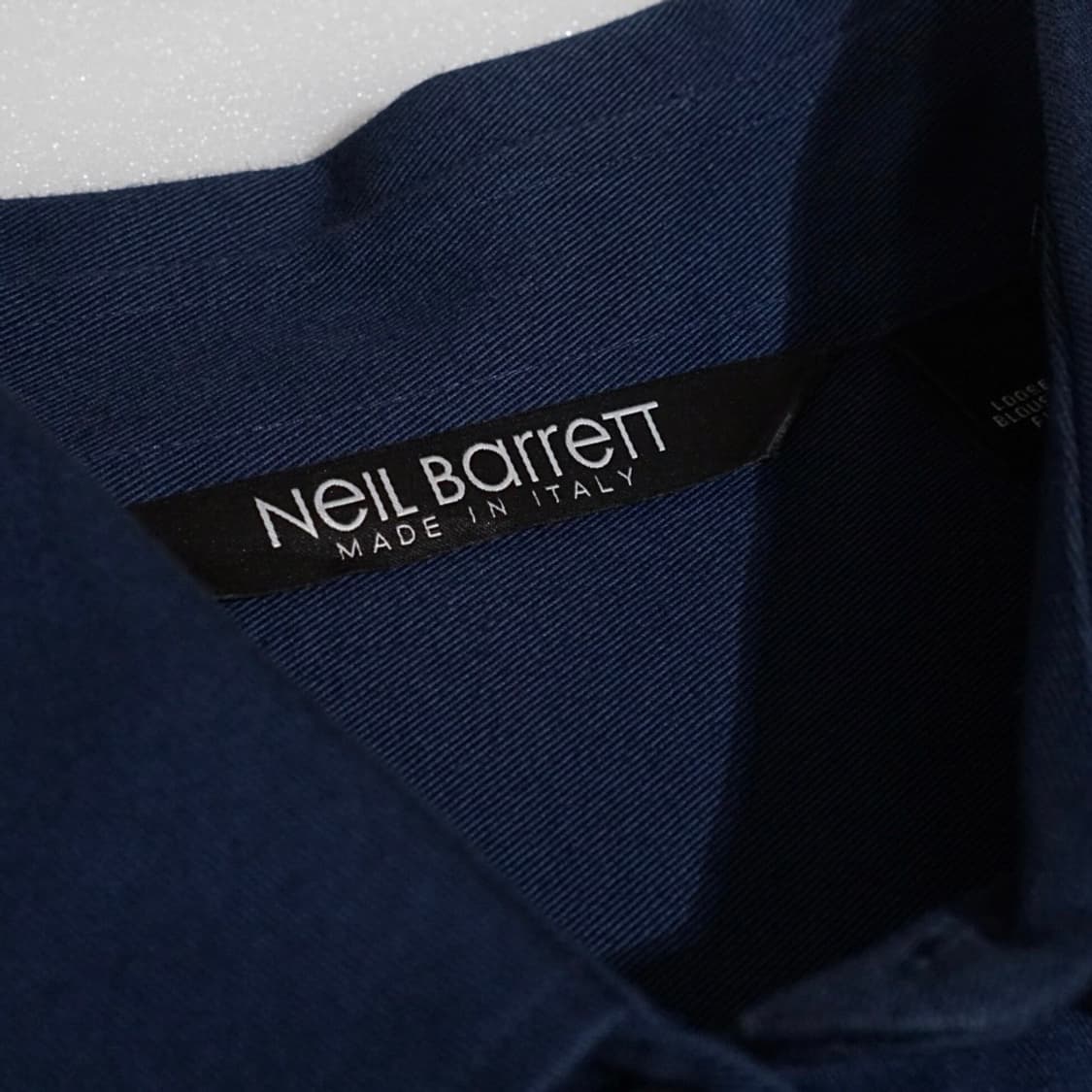 닐바렛 체스트 스트랩 블루종 셔츠 상품이미지7