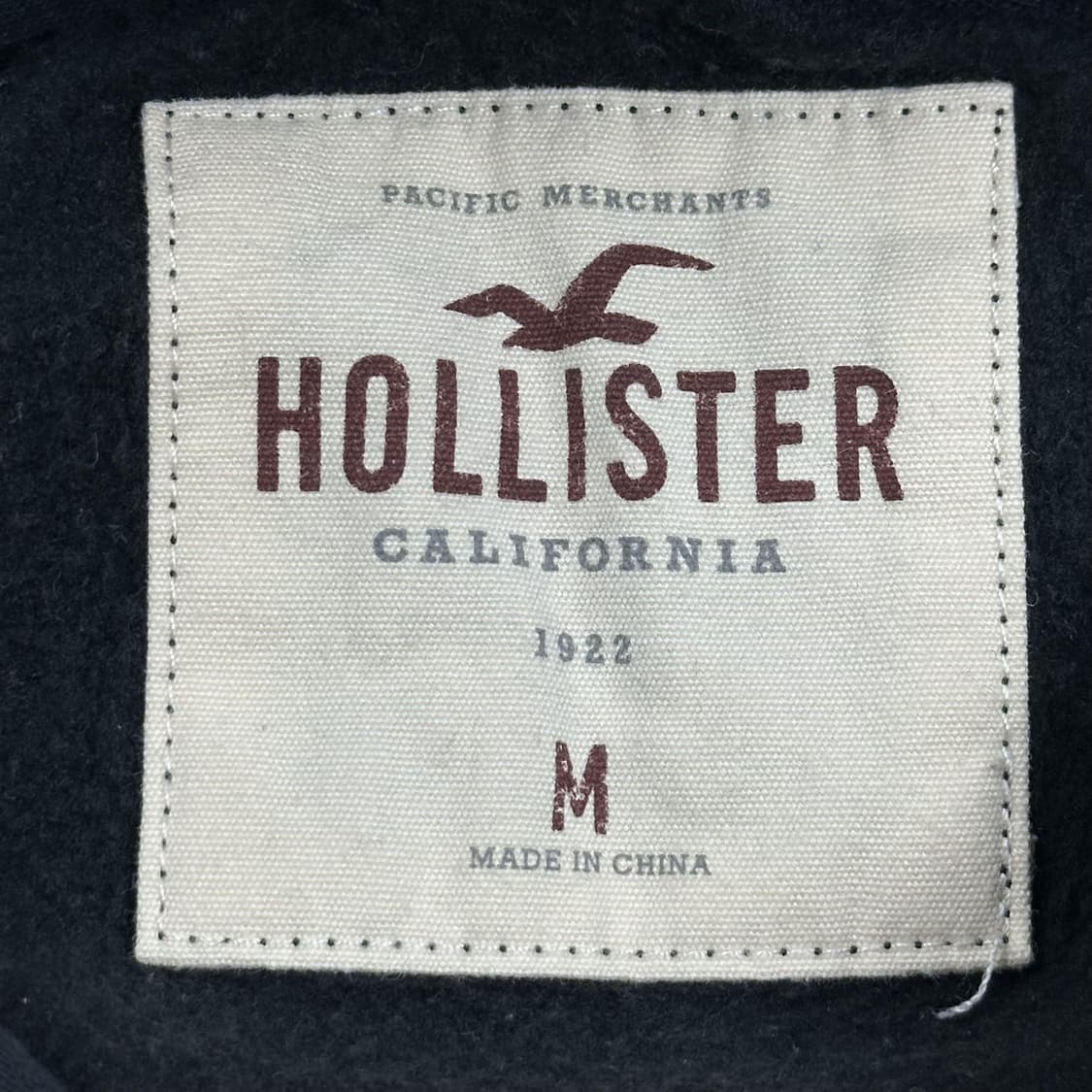 홀리스터 시그니처 로고 자수 블랙 후드티 (M) 상품이미지5